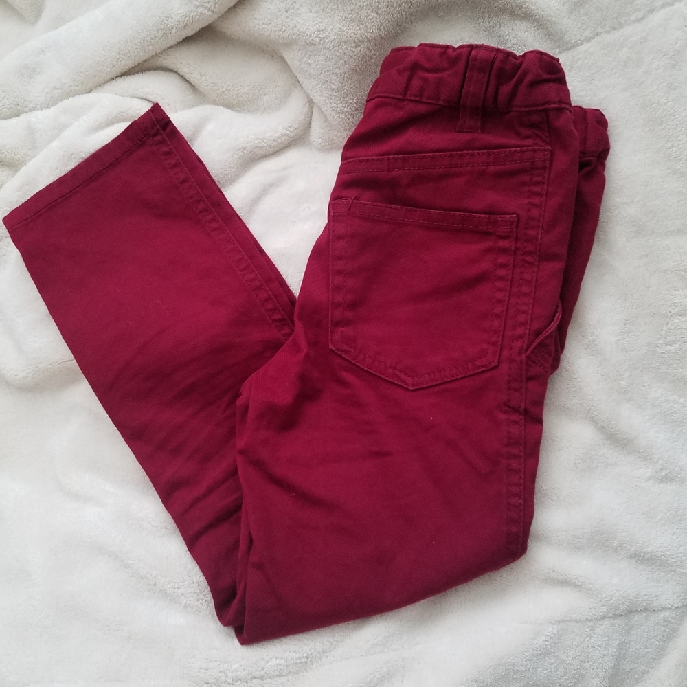 Boys Maroon Pants
